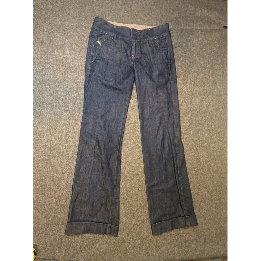 Diesel Mens Jeans 30x34 Regular Straight Bootik Blue Dark Wash Denim Pants